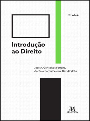 cover image of Introdução ao Direito--2ª Edição